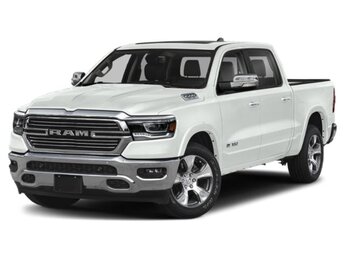 2021 Bright White Clearcoat Ram 1500 Laramie 4 Door D 3.0L V6 Cylinder Engine3.0 Truck