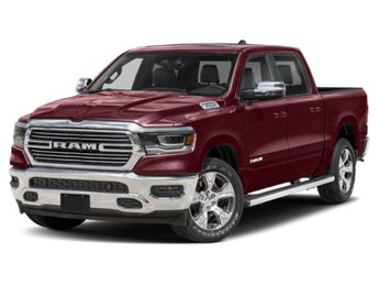 2023 Delmonico Red Pearlcoat Ram 1500 Laramie 4 Door HEMI 5.7L V8 Multi Displacement VVT eTorque Engine 4X4 Truck