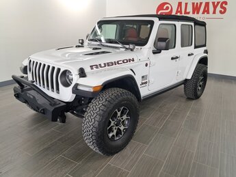 2018 Bright White Clearcoat Jeep Wrangler Unlimited Rubicon 4X4 Automatic 3.6L V6 24V VVT Engine 4 Door SUV
