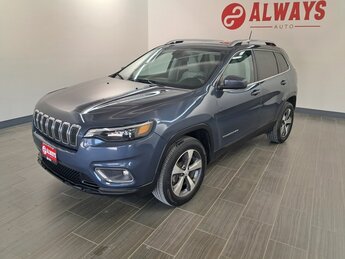 2020 Slate Blue Pearlcoat Jeep Cherokee Limited 4X4 SUV 3.2L V6 Engine 4 Door