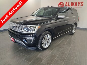 2019 Agate Black Metallic Ford Expedition Platinum 4 Door 4X4 EcoBoost 3.5L V6 GTDi DOHC 24V Twin Turbocharged Engine SUV
