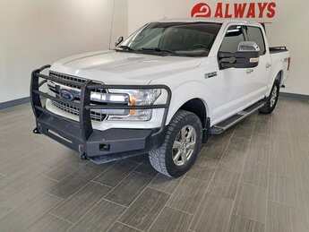 2018 Oxford White Ford F-150 Lariat Automatic 4X4 Truck 3.5L V6 EcoBoost Engine
