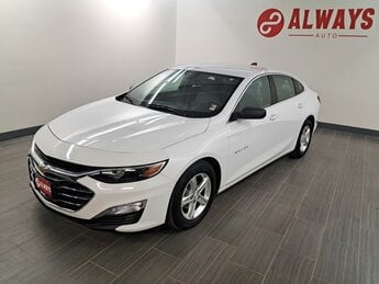 2021 Summit White Chevrolet Malibu LS 4 Door Car Automatic (CVT)