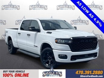 2025 Bright White Clearcoat Ram 1500 Big Horn/Lone Star 3.0L I6 Engine 4X4 Automatic