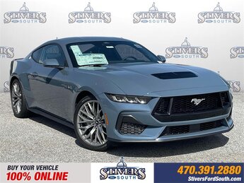 2025 Vapor Blue Metallic Ford Mustang GT Premium Coupe 5.0L V8 Ti-VCT Engine RWD 2 Door