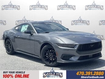 2025 Carbonized Gray Metallic Ford Mustang EcoBoost 2 Door Automatic EcoBoost 2.3L I4 GTDi DOHC Turbocharged VCT Engine Coupe RWD