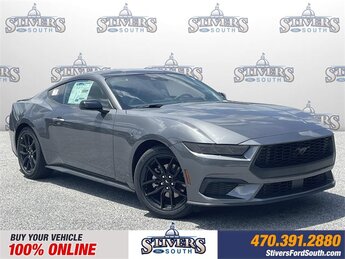 2025 Carbonized Gray Metallic Ford Mustang EcoBoost 2 Door Automatic EcoBoost 2.3L I4 GTDi DOHC Turbocharged VCT Engine Coupe RWD