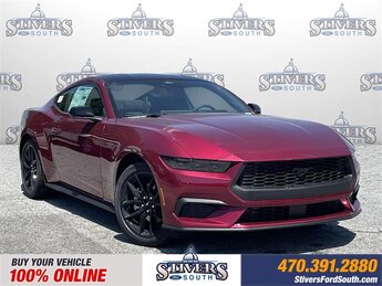 2025 Molten Magenta Metallic Tri-coat Ford Mustang EcoBoost Automatic EcoBoost 2.3L I4 GTDi DOHC Turbocharged VCT Engine Coupe