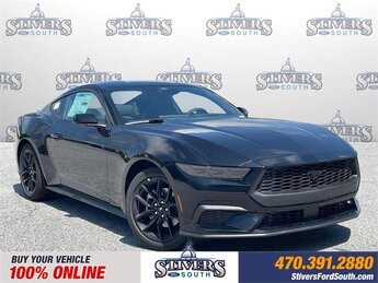2025 Shadow Black Ford Mustang EcoBoost RWD Coupe 2 Door