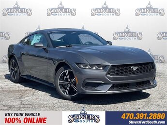 2025 Carbonized Gray Metallic Ford Mustang EcoBoost EcoBoost 2.3L I4 GTDi DOHC Turbocharged VCT Engine 2 Door Car