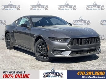 2025 Carbonized Gray Metallic Ford Mustang EcoBoost RWD 2 Door EcoBoost 2.3L I4 GTDi DOHC Turbocharged VCT Engine Automatic