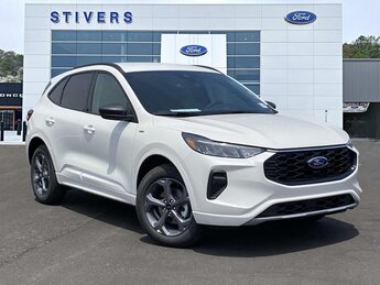 2024 Star White Metallic Tri-Coat Ford Escape Hybrid ST-Line Automatic (CVT) 2.5L iVCT Engine 4 Door