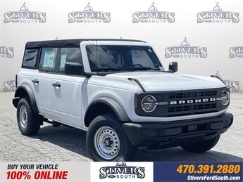 2025 Oxford White Ford Bronco Base 2.3L EcoBoost I-4 Engine 4 Door Automatic 4X4
