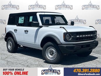 2025 Oxford White Ford Bronco Base Automatic SUV 4 Door 2.3L EcoBoost I-4 Engine
