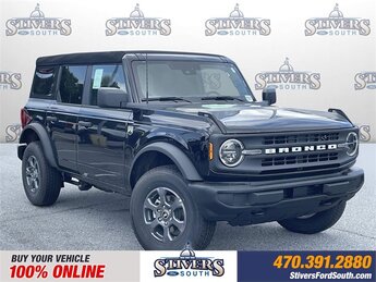 2025 Shadow Black Ford Bronco Big Bend 2.3L EcoBoost I-4 Engine 4 Door Automatic SUV 4X4
