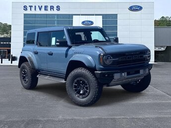 2025 Azure Gray Metallic Tri-Coat Ford Bronco Raptor 4X4 4 Door SUV Automatic 3.0L EcoBoost V6 Engine