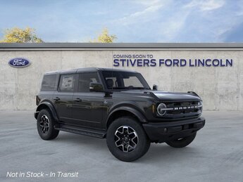 2025 Shadow Black Ford Bronco Outer Banks 4 Door 2.3L EcoBoost I-4 Engine Automatic 4X4 SUV