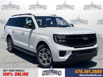 2025 Star White Metallic Tri-Coat Ford Expedition Max Automatic SUV RWD