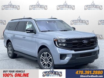 2025 Glacier Gray Metallic TriCoat Ford Expedition Max ACTIVE 4 Door RWD EcoBoost 3.5L V6 GTDi DOHC 24V Twin Turbocharged Engine