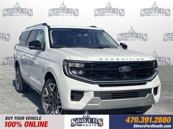 2025 White Ford Expedition Max Platinum 3.5L V6 Engine SUV 4 Door 4X4 Automatic