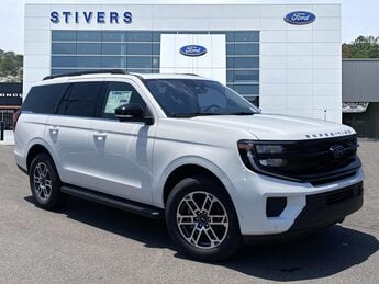 2025 Star White Metallic Tri-Coat Ford Expedition Active SUV EcoBoost 3.5L V6 GTDi DOHC 24V Twin Turbocharged Engine Automatic RWD