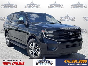 2025 Agate Black Metallic Ford Expedition EcoBoost 3.5L V6 GTDi DOHC 24V Twin Turbocharged Engine SUV RWD 4 Door Automatic