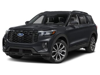 2025 Agate Black Metallic Ford Explorer ST-Line 2.3L EcoBoost I-4 Engine 4 Door RWD