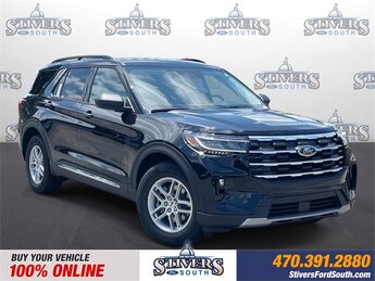 2025 Carbonized Gray Metallic Ford Explorer ST-Line 2.3L EcoBoost I-4 Engine SUV 4 Door