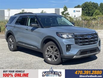 2025 Vapor Blue Metallic Ford Explorer Active SUV 2.3L EcoBoost I-4 Engine 4 Door