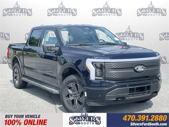 2025 Blue Metallic Ford F-150 Lightning Flash 4 Door Truck Automatic