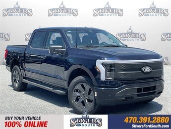 2025 Antimatter Blue Metallic Ford F-150 Lightning Flash AWD Automatic 4 Door