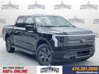 2025 Agate Black Metallic Ford F-150 Lightning Lariat AWD 4 Door Truck Automatic