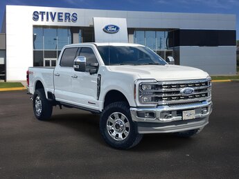 2024 Star White Metallic Tri-Coat Ford Super Duty F-250 SRW King Ranch 4 Door Automatic 6.7L High Output Power Stroke V8 Diesel Engine Truck 4X4
