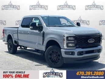 2025 Glacier Gray Metallic Tri-Coat Ford Super Duty F-250 SRW Lariat Power Stroke 6.7L V8 DI 32V OHV Turbodiesel Engine 4X4 4 Door