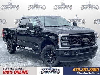 2025 Agate Black Metallic Ford Super Duty F-250 SRW Lariat Truck 4X4 Automatic