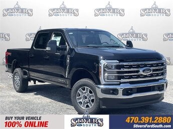2025 Agate Black Metallic Ford Super Duty F-250 SRW Lariat Power Stroke 6.7L V8 DI 32V OHV Turbodiesel Engine Automatic Truck 4X4