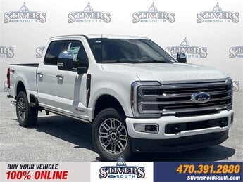 2025 Ford Super Duty F-350 SRW Platinum 6.7L High Output Power Stroke V8 Diesel Engine 4 Door 4X4