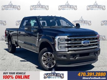 2024 Antimatter Blue Metallic Ford Super Duty F-350 SRW King Ranch 6.7L High Output Power Stroke V8 Diesel Engine 4 Door Automatic 4X4 Truck