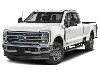 2025 Star White Metallic Tri-Coat Ford Super Duty F-350 SRW Lariat Truck Power Stroke 6.7L V8 DI 32V OHV Turbodiesel Engine Automatic