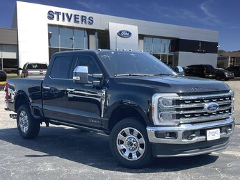 2023 Agate Black Metallic Ford Super Duty F-350 SRW Lariat Truck Power Stroke 6.7L V8 DI 32V OHV Turbodiesel Engine 4X4 Automatic