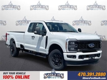 2025 Oxford White Ford Super Duty F-350 SRW 7.3L V8 PFI SOHC 16V Federal 405hp Engine Truck 4 Door