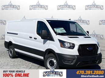 2024 Oxford White Ford Transit-250 Base Automatic 3.5L V6 Flex Fuel Engine 3 Door RWD Van