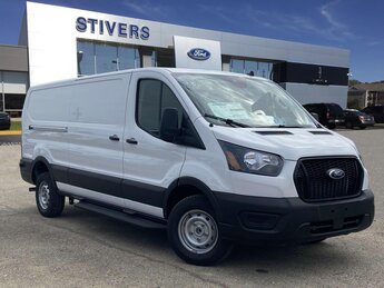 2024 Oxford White Ford Transit-250 Base Automatic 3.5L V6 Flex Fuel Engine 3 Door RWD Van