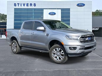 2021 Iconic Silver Metallic Ford Ranger Lariat Truck 4X4 Automatic EcoBoost 2.3L I4 GTDi DOHC Turbocharged VCT Engine