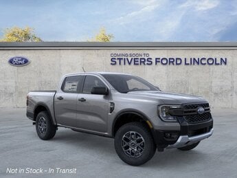 2025 Carbonized Gray Metallic Ford Ranger XLT 4 Door Automatic EcoBoost 2.3L I4 GTDi DOHC Turbocharged VCT Engine 4X4 Truck