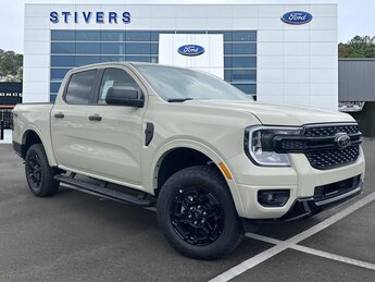 2025 Desert Sand Ford Ranger XLT Automatic 2.7L EcoBoost V6 Engine 4X4 4 Door Truck