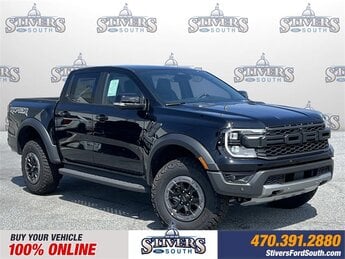 2025 Shadow Black Ford Ranger Raptor Automatic 3.0L EcoBoost V6 Engine 4 Door 4X4 Truck