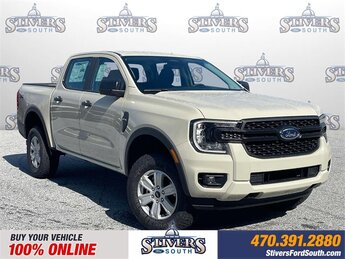 2025 Desert Sand Ford Ranger XL 4 Door Truck EcoBoost 2.3L I4 GTDi DOHC Turbocharged VCT Engine