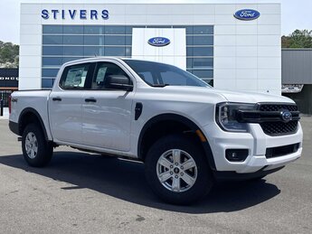2025 Oxford White Ford Ranger XL 4X4 EcoBoost 2.3L I4 GTDi DOHC Turbocharged VCT Engine 4 Door Automatic