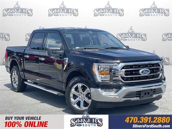 2022 Agate Black Metallic Ford F-150 XLT Automatic 4 Door Truck